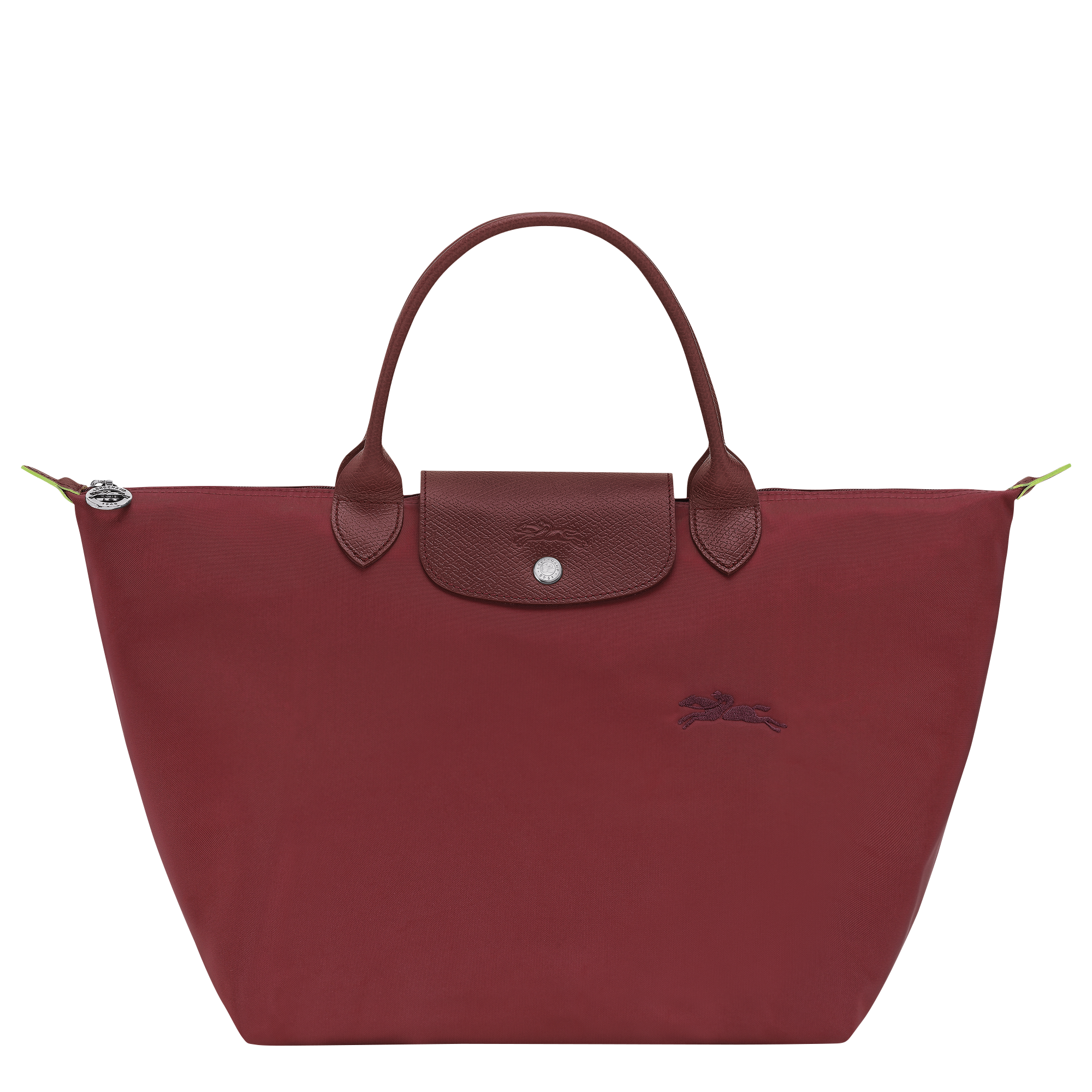 Le Pliage Green Handbag M, Pomegranate