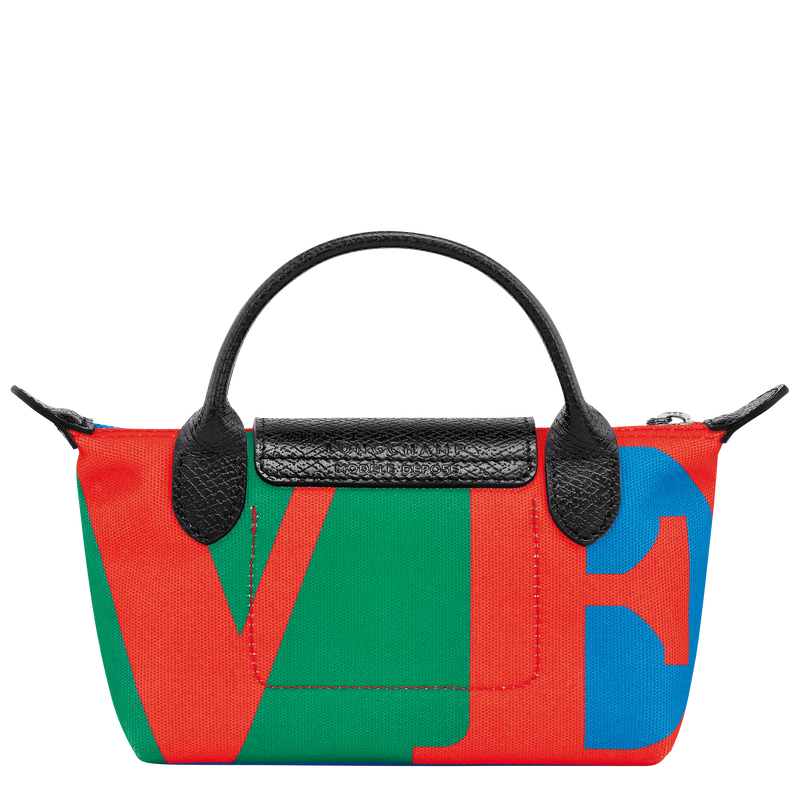 Longchamp x Robert Indiana Pouch , Red - Canvas  - View 4 of  5