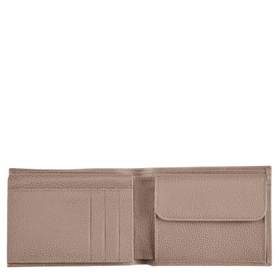 Le Foulonné Wallet , Turtledove - Leather