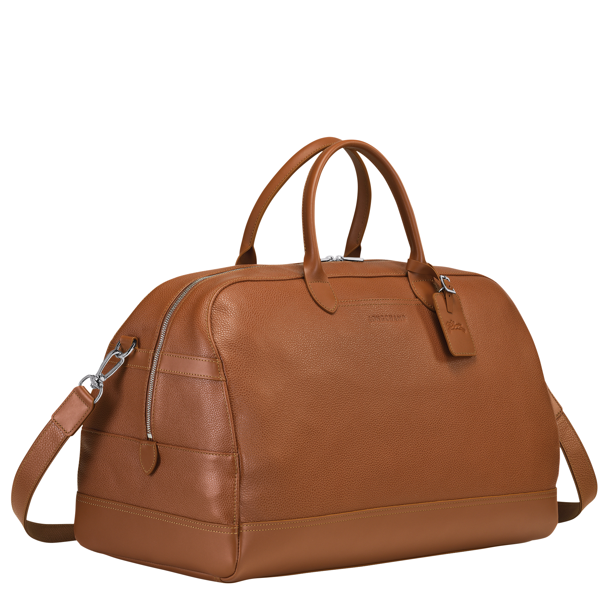 Le Foulonné Travel bag M, Caramel