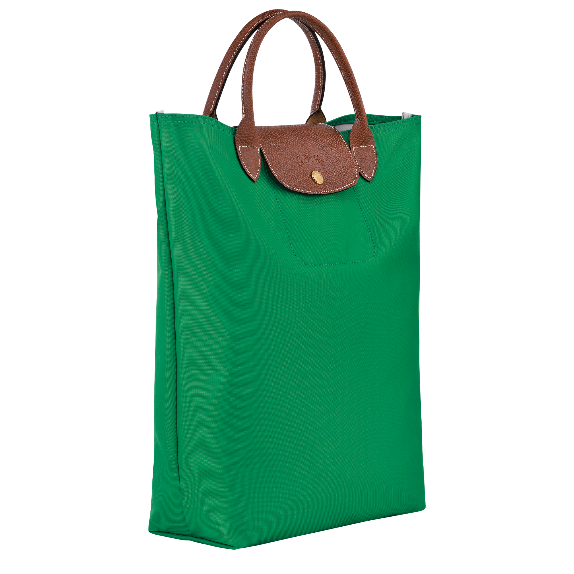 托特包 M, 绿色 - 查看 3
        4 - 放大 Le Pliage Original 托特包 M, 绿色
