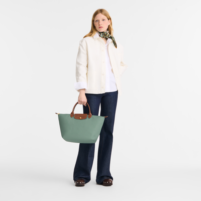 Le Pliage Original M 手提包 , 青瓷 - 再生帆布
