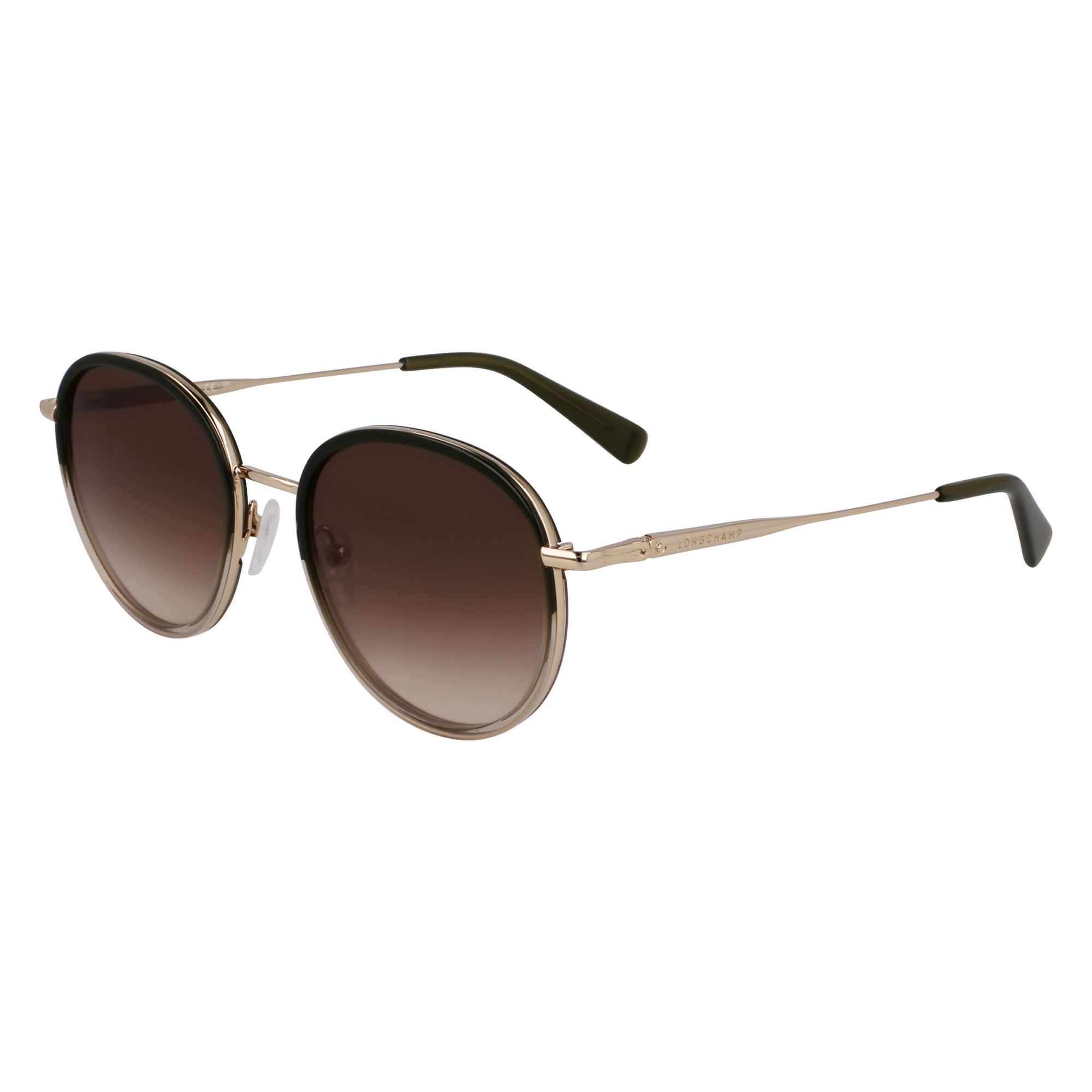 Sunglasses, Gold/Green - View 2 of
2 - zoom in null Sunglasses, Gold/Green