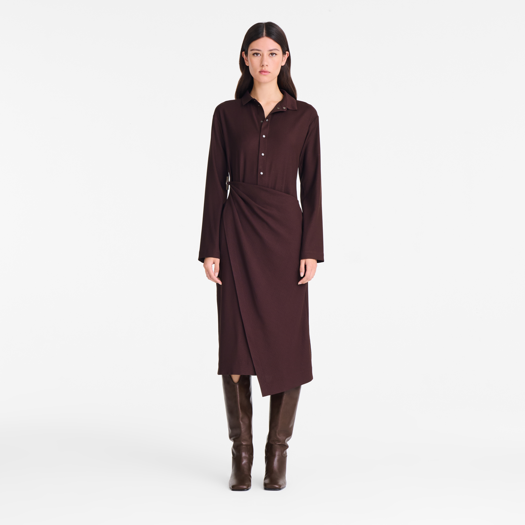 null 连衣裙, 勃艮第色