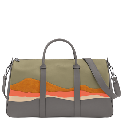 Caroline H&eacute;lain x Longchamp XL Travel bag , Mineral - Leather