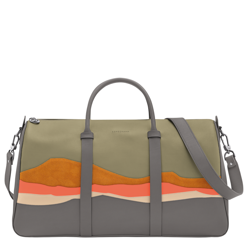 Caroline H&eacute;lain x Longchamp XL Travel bag , Mineral - Leather  - View 1 of  3