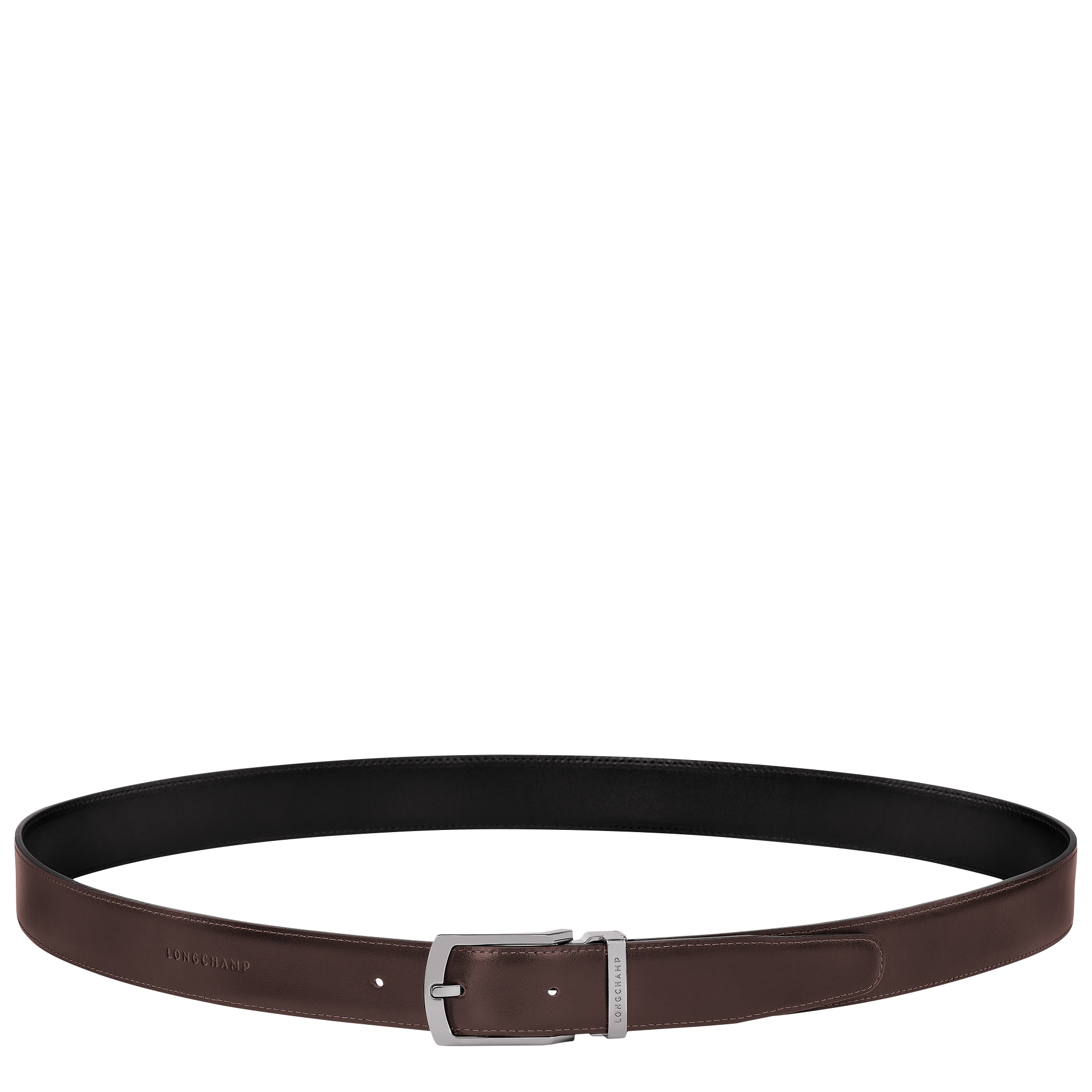 Men's belt, Black/Mocha - View 3 of
5 - zoom in Delta Box Men's belt, Black/Mocha