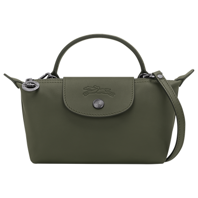 Le Pliage Xtra XS 手拿包 , 冷杉色 - 皮革