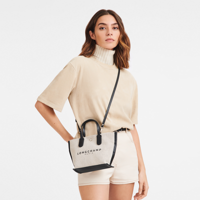Essential XS Handbag , Ecru - Canvas