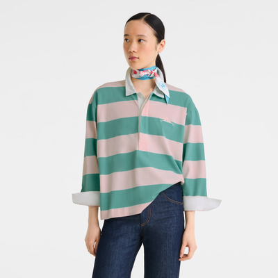 Catch The Parisian Wave（逐浪巴黎） 细丝带 , 蓝灰色 - 真丝