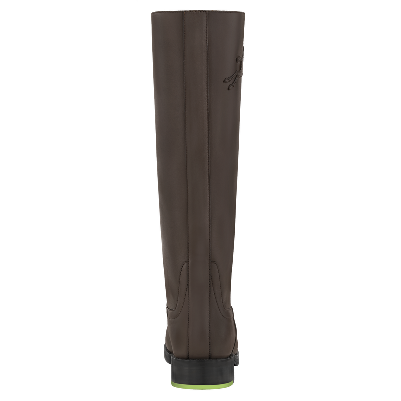 Candice Flat boots , Mocha - Leather  - View 3 of  4