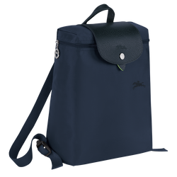 Le Pliage Green M 双肩背包 , 海军蓝色 - 再生帆布