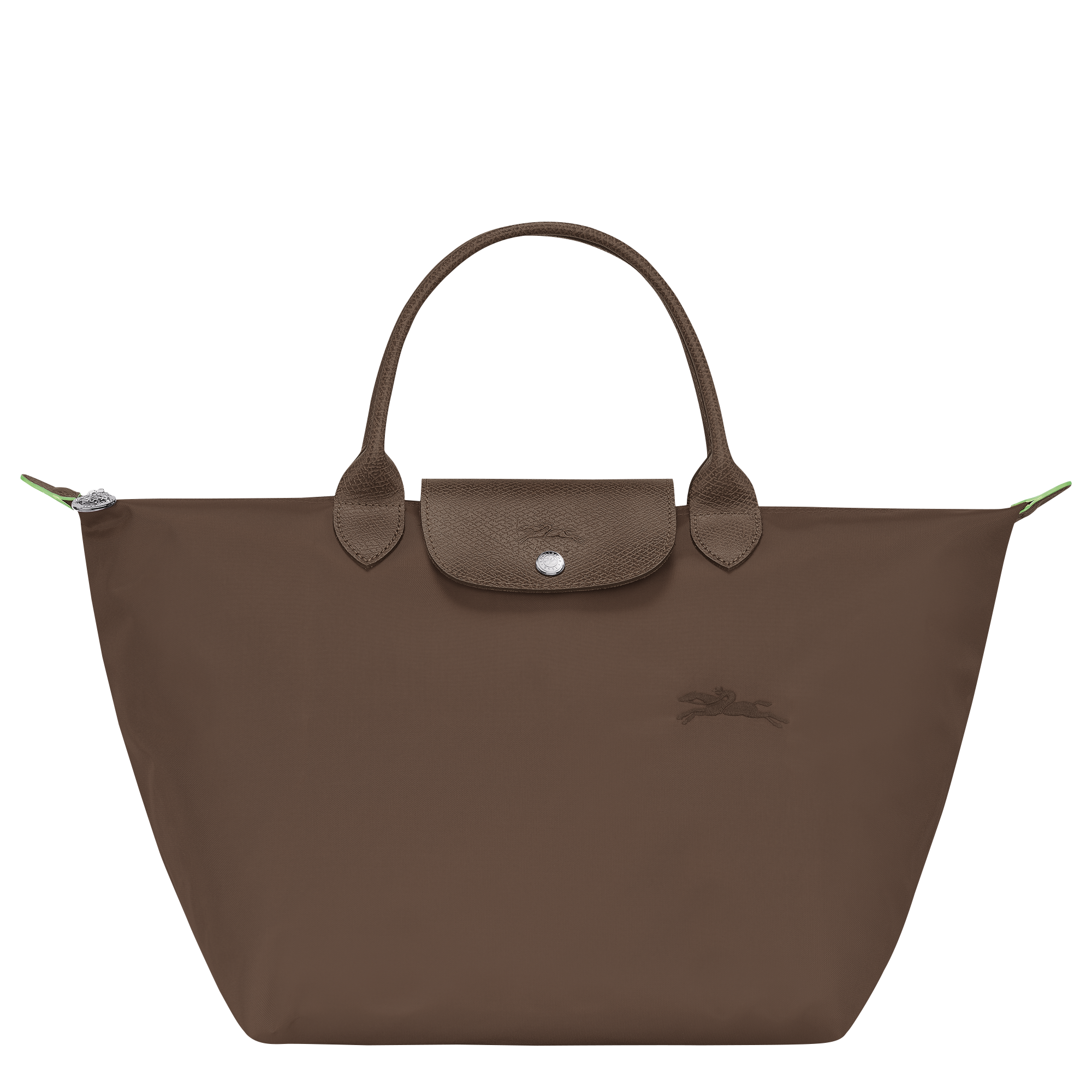 手提包 M, 泥土色 - 查看 1
        6 - 放大 Le Pliage Green 手提包 M, 泥土色