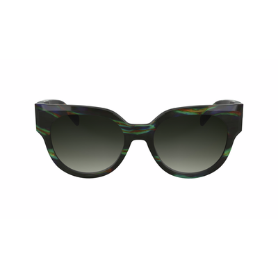 Sunglasses , Havana Black/Green/Orange - Organic acetate