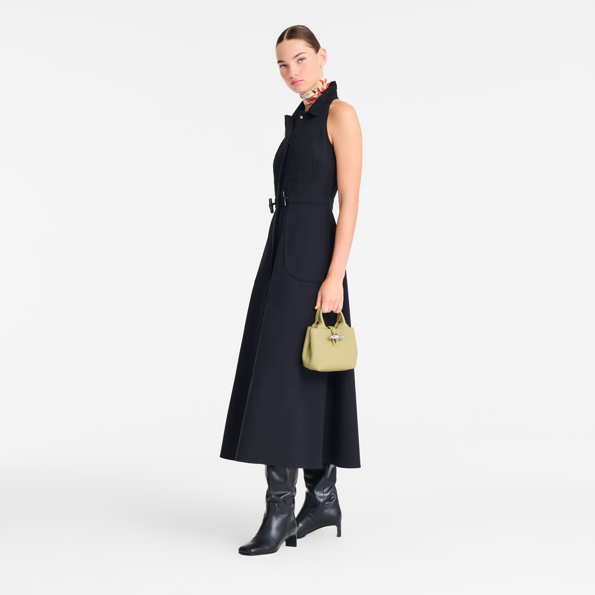 Le Roseau 手提包 XS, 开心果绿