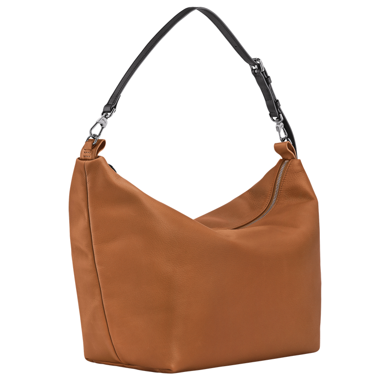 Le Slouchy M Hobo 袋 , 腰果棕 - 皮革  - 查看 3 6