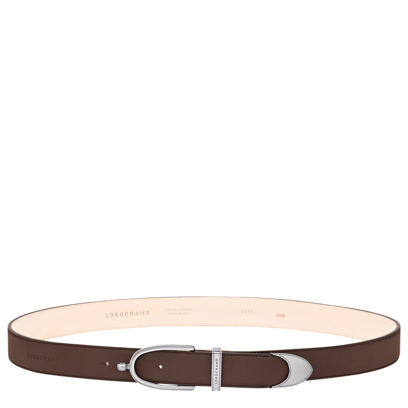 Le Foulonn&eacute; Ladies' belt , Mocha - Leather  - View 1 of  2