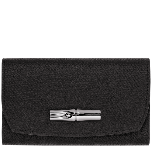 Roseau Wallet , Black - Leather - View 1 of  3