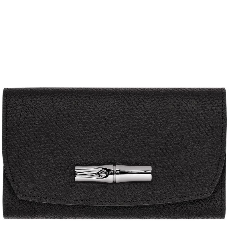 Roseau Wallet , Black - Leather  - View 1 of  3