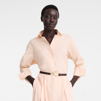 Le Smart 女士皮带 , 摩卡色 - 皮革