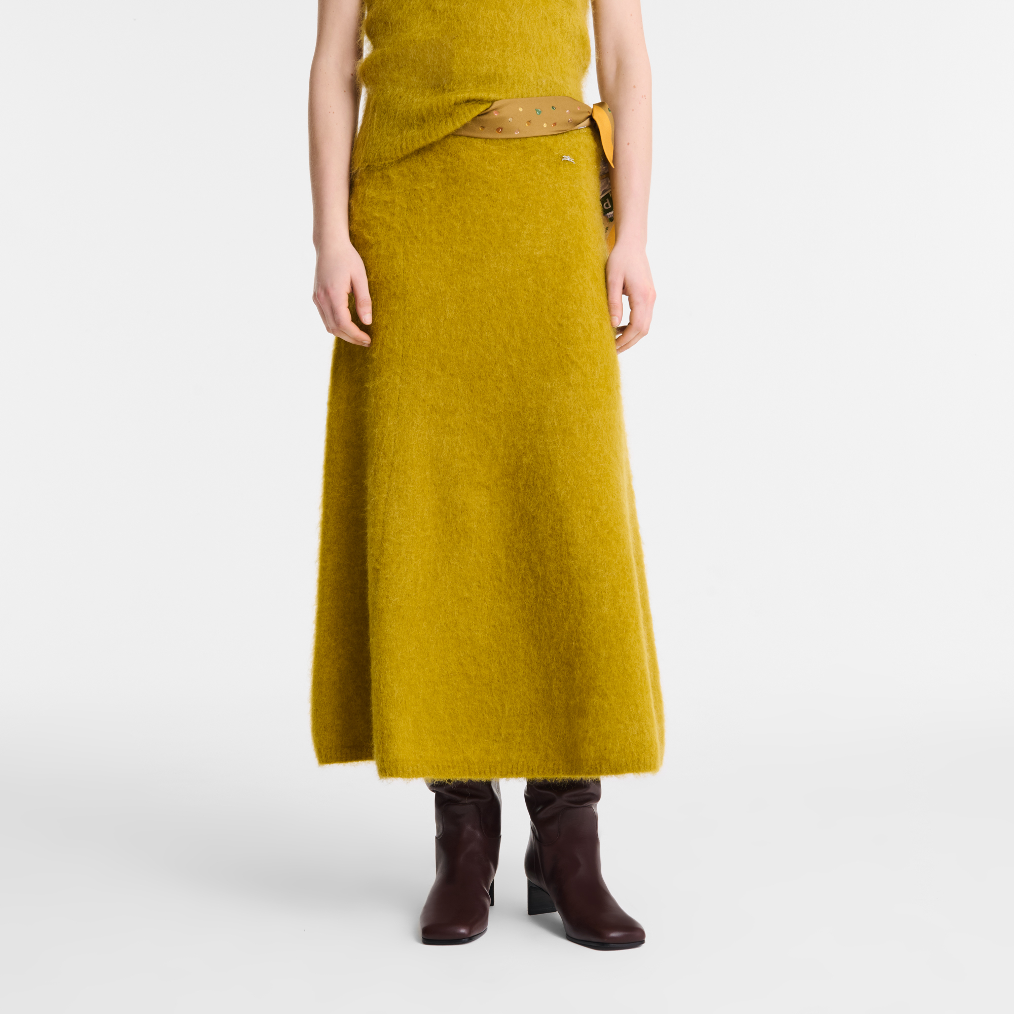 Midi skirt, Nutmeg - View 4 of
5 - zoom in null Midi skirt, Nutmeg