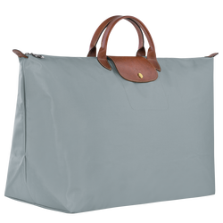 Le Pliage Original M 旅行包 , 精钢色 - 再生帆布
