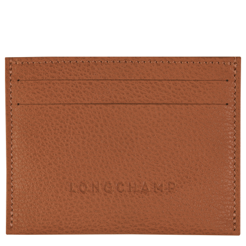 Le Foulonné Cardholder , Caramel - Leather - View 1 of  3
