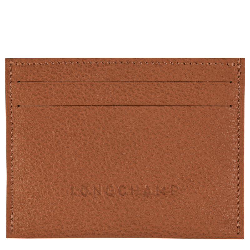Le Foulonné Cardholder , Caramel - Leather  - View 1 of  3