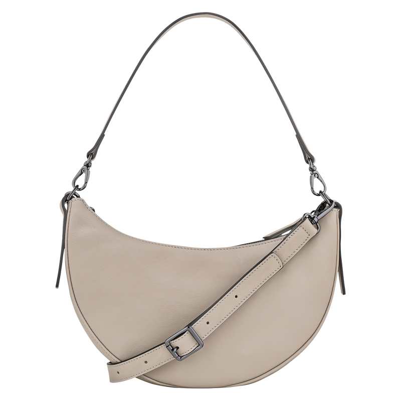 Longchamp 3D S 斜挎包 , 陶灰色 - 皮革  - 查看 4 4