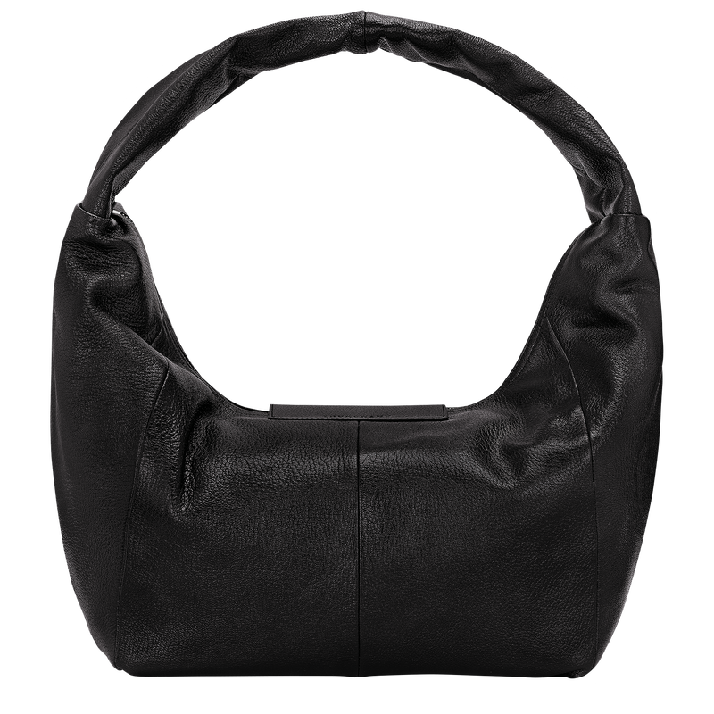Le Pliage Xtra L Hobo 袋 , 黑色 - 皮革  - 查看 4 4