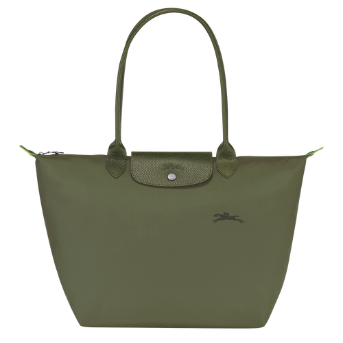 Le Pliage Green L 大号单肩包 , 森林 - 再生帆布 - 查看 1 5