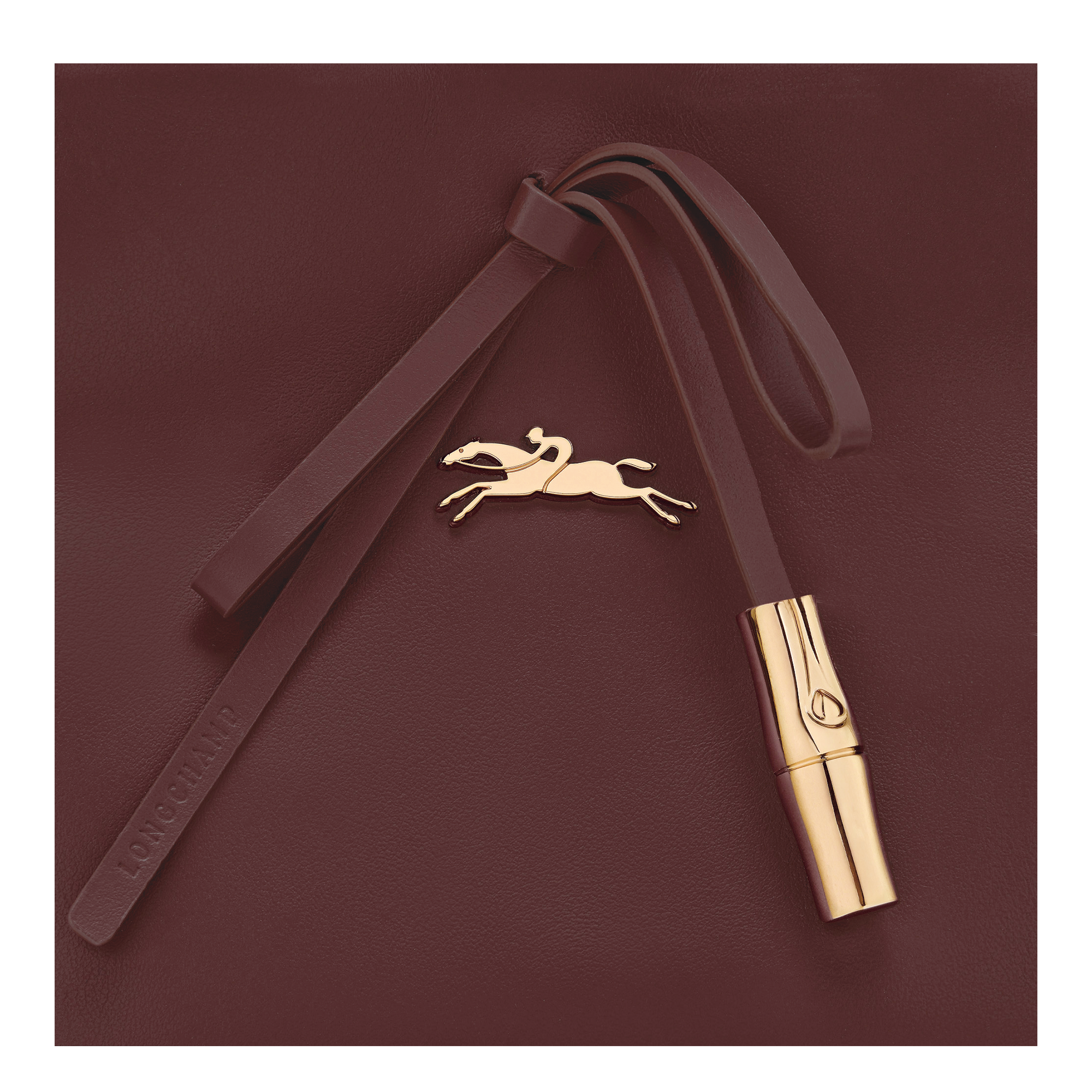 Le Roseau 手提包 XS, 勃艮第色