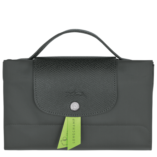Le Pliage Green S Briefcase , Graphite - Recycled canvas - View 5 of  5