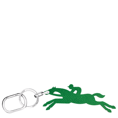 Le Pliage Key-rings , Green - Leather