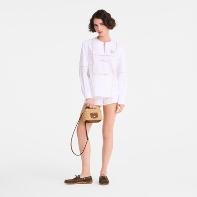Le Pliage 系列 XS 斜挎包 , 棕色 - 帆布