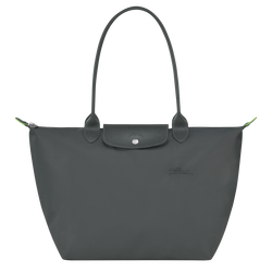 Le Pliage Green L 大号单肩包 , 石墨色 - 再生帆布