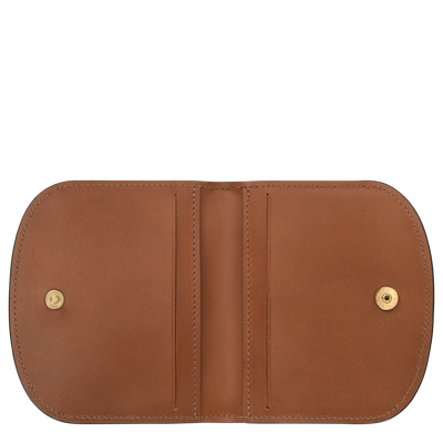 &Eacute;pure Card holder, Cognac