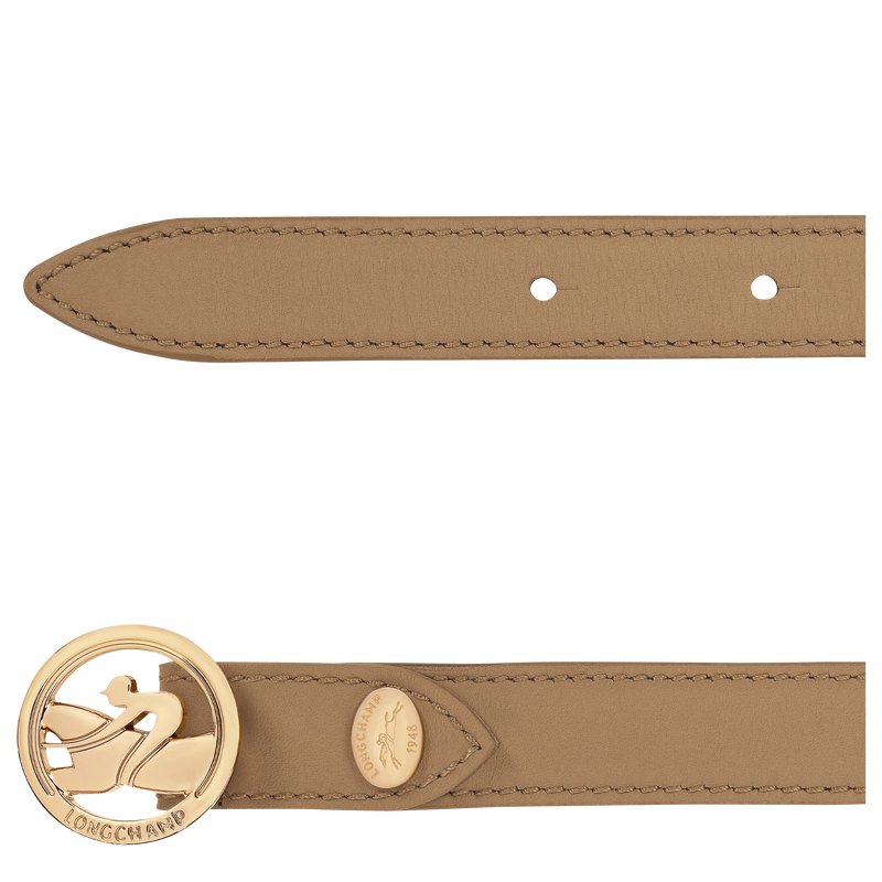 La M&eacute;daille Longchamp 女士皮带 , 沙漠 - 皮革  - 查看 3 3