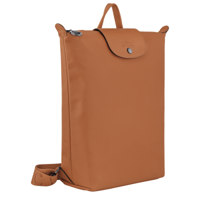 Le Pliage Xtra M 双肩背包 , 腰果棕 - 皮革