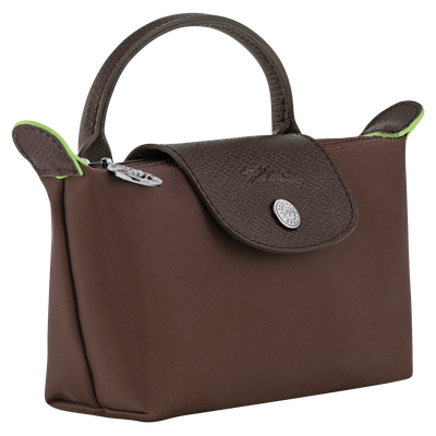 Le Pliage Green 化妆包 , 摩卡色 - 再生帆布