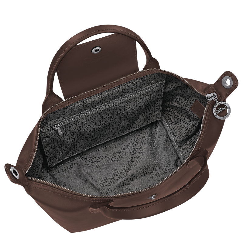 Le Pliage Xtra S Handbag , Mocha - Leather  - View 4 of  5