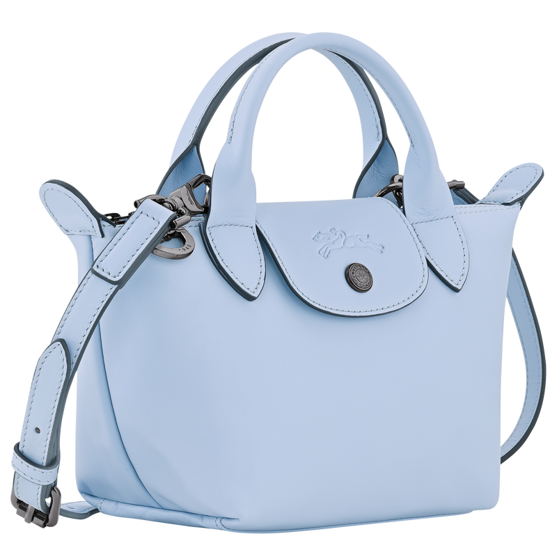 Le Pliage Xtra XS Handbag , Wave - Leather  - View 2 of  5