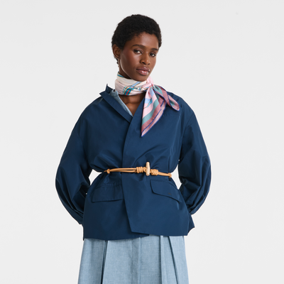 女士皮带 , 沙白色 - 皮革