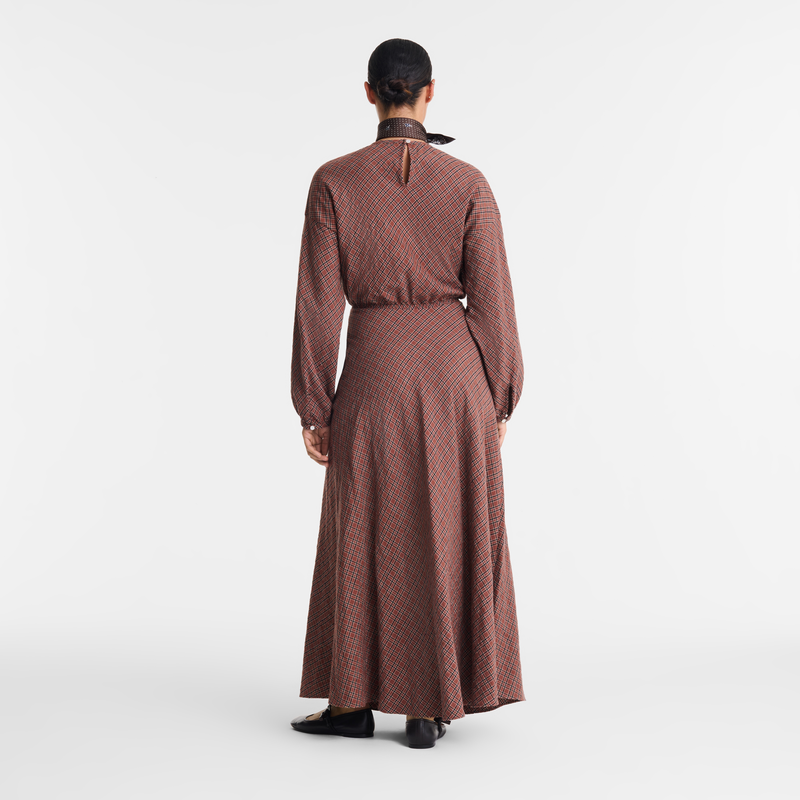 Dress , Cashew - Jacquard cotton  - View 3 of  5