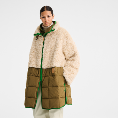 null 外套, Ecru/Olive