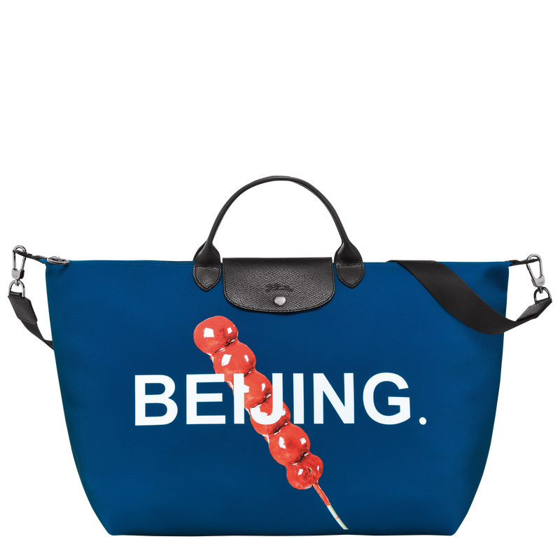 Le Pliage Du Monde L 旅行包 , 海军蓝色 - 帆布  - 查看 1 1