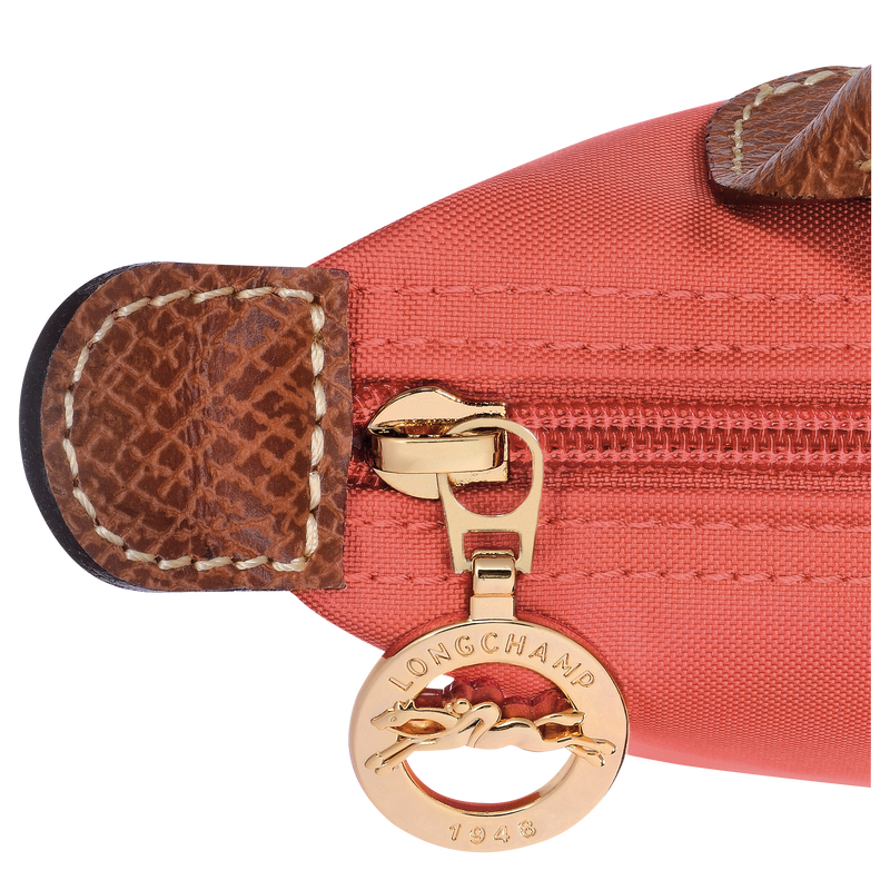 Le Pliage Original 化妆包 , 草莓色 - 再生帆布  - 查看 5 5