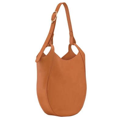 Le Foulonné Hobo 袋 L, 琥珀棕