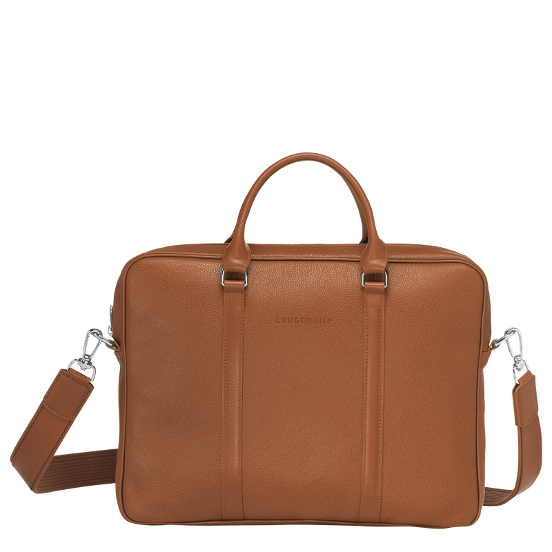 Le Foulonn&eacute; XS Briefcase , Caramel - Leather  - View 1 of  5