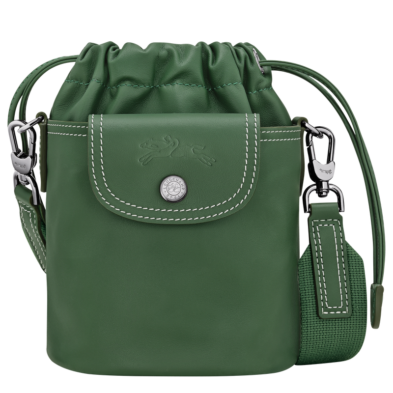 Le Pliage Xtra XS 水桶包 , 英伦绿 - 皮革  - 查看 1 6